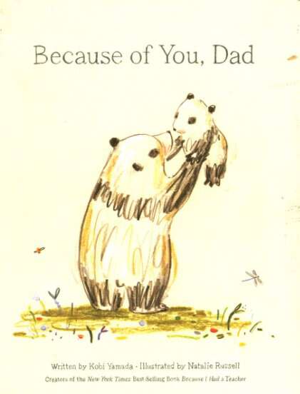 Book cover of Because of You, Dad