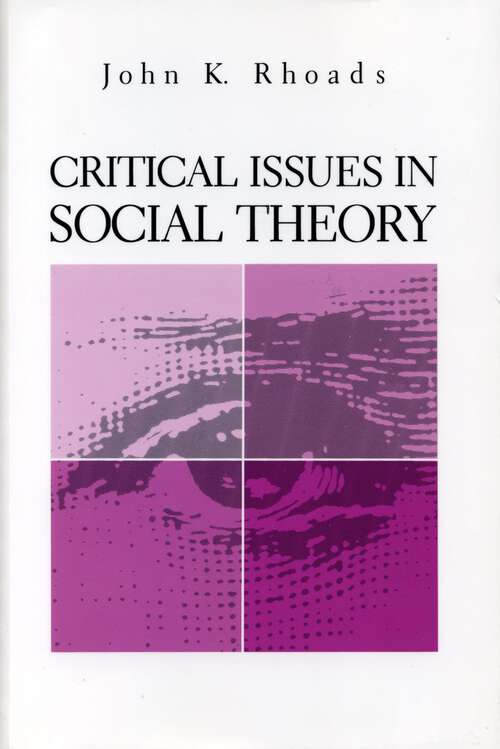 Book cover of Critical Issues in Social Theory (G - Reference, Information and Interdisciplinary Subjects)