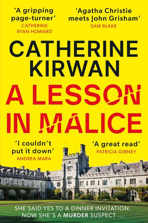 Book cover of A Lesson in Malice
