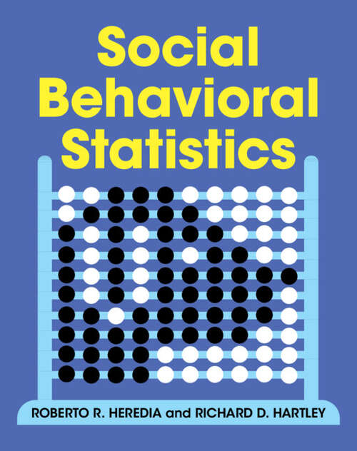 Book cover of Social Behavioral Statistics