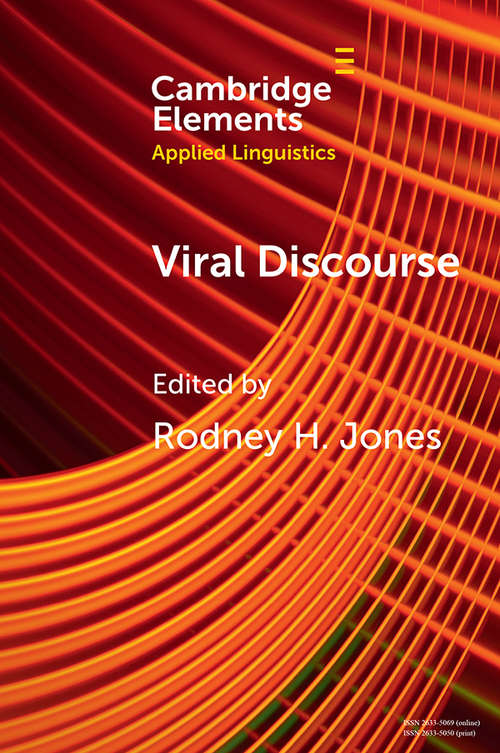 Book cover of Viral Discourse (Elements in Applied Linguistics)