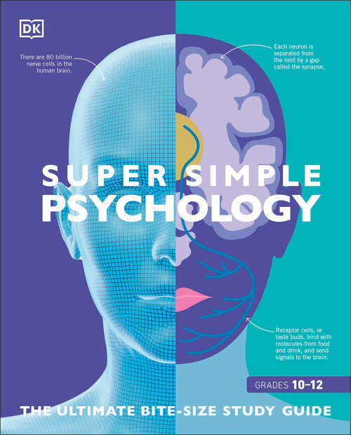 Book cover of Super Simple Psychology: The Ultimate Bitesize Study Guide (DK Super Simple)