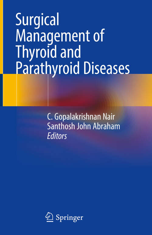 Book cover of Surgical Management of Thyroid and Parathyroid Diseases (2024)