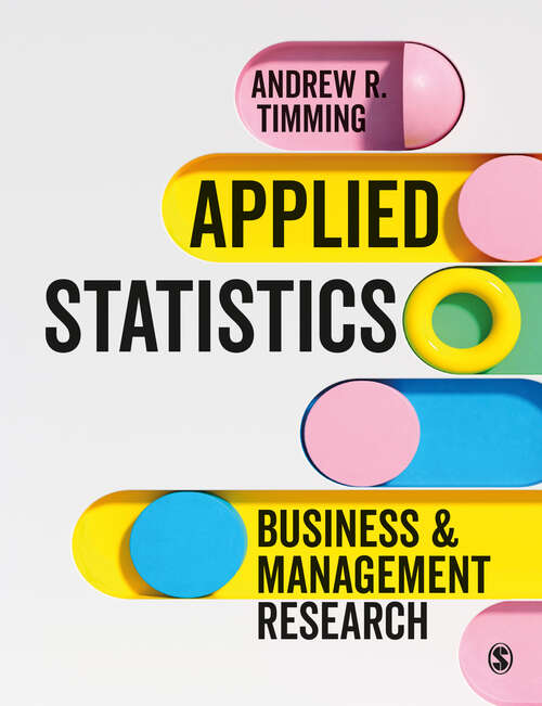 Book cover of Applied Statistics: Business and Management Research