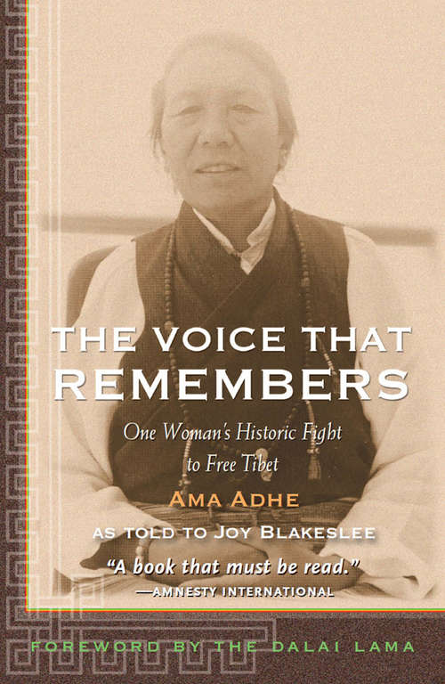 Book cover of The Voice that Remembers