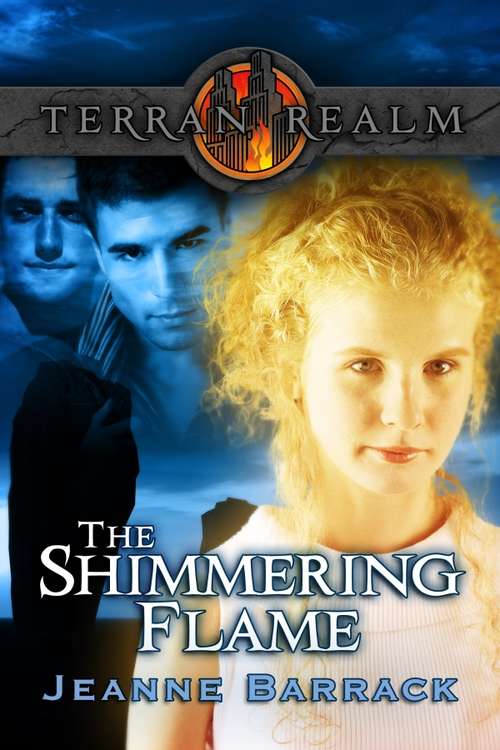 Book cover of The Shimmering Flame