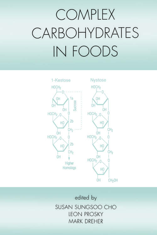 Book cover of Complex Carbohydrates in Foods (1) (Food Science and Technology)