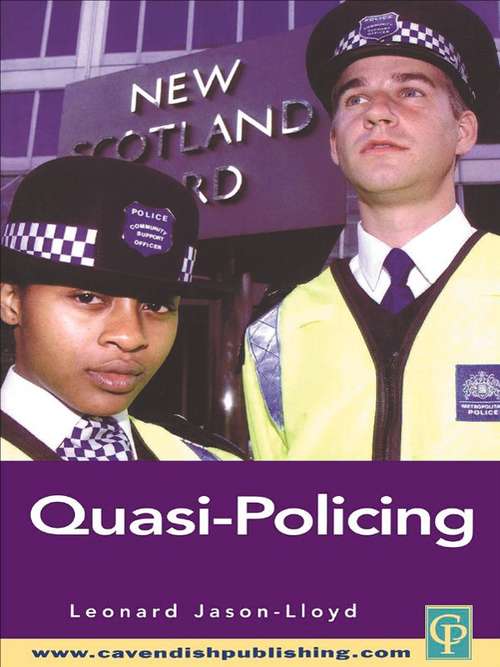 Book cover of Quasi-Policing