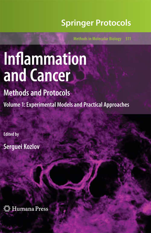 Book cover of Inflammation and Cancer