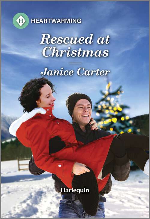 Book cover of Rescued at Christmas: A Clean and Uplifting Romance (Original) (Home to Maple Glen #2)