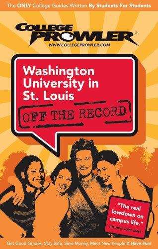 Book cover of Washington University in St. Louis (College Prowler)