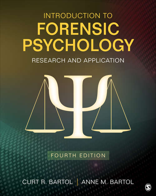 Book cover of Introduction to Forensic Psychology: Research and Application