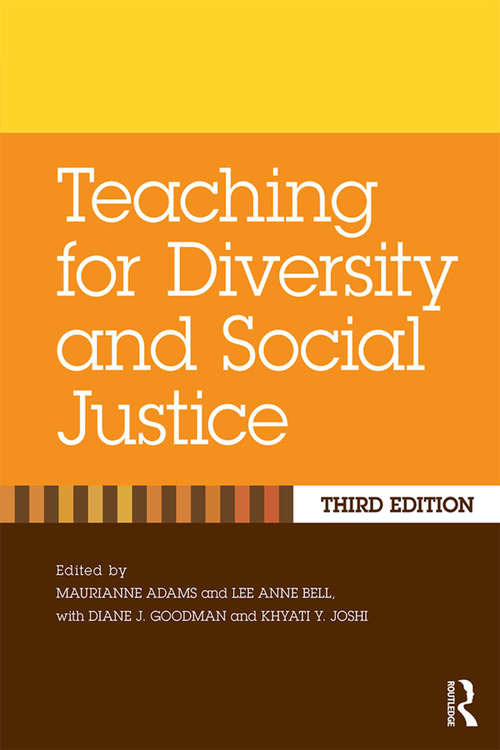 Book cover of Teaching for Diversity and Social Justice (3)