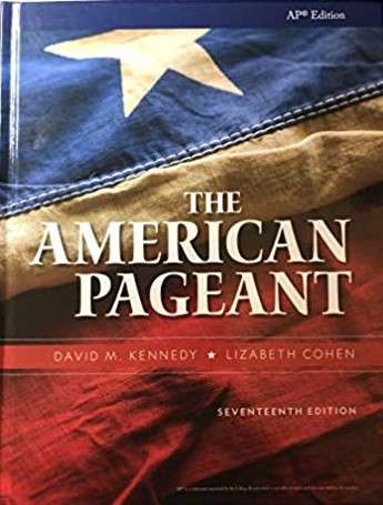 Book cover of The American Pageant: A History of the American People, AP® Edition (17th Edition)