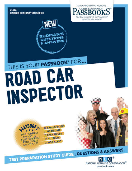 Book cover of Road Car Inspector: Passbooks Study Guide (Career Examination Series)