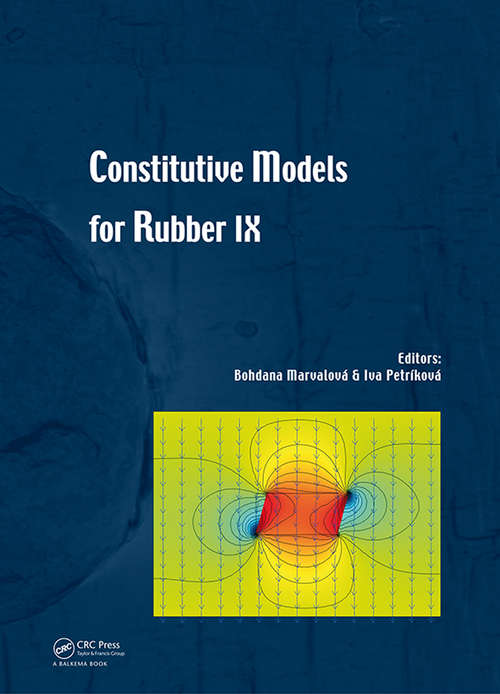 Book cover of Constitutive Models for Rubber IX (1)