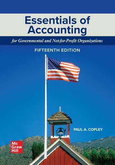 Book cover of Essentials of Accounting for Governmental and Not-for-Profit Organizations (15)