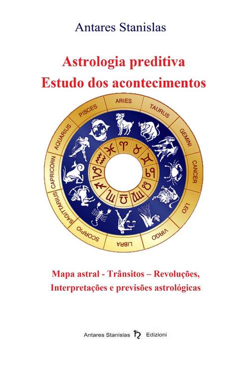 Book cover of Astrologia preditiva - Estudo dos acontecimentos