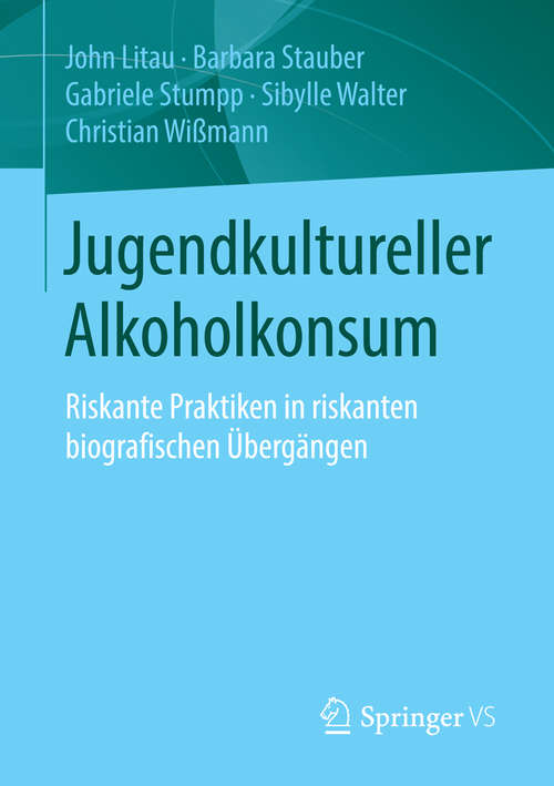 Book cover of Jugendkultureller Alkoholkonsum