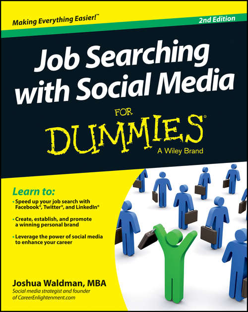 Book cover of Job Searching with Social Media For Dummies