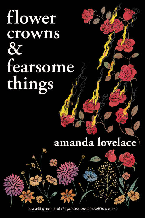 Book cover of Flower Crowns & Fearsome Things