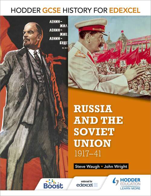 Book cover of Hodder GCSE History for Edexcel: Russia and the Soviet Union, 1917-41