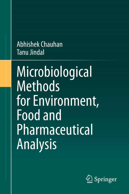 Book cover of Microbiological Methods for Environment, Food and Pharmaceutical Analysis (1st ed. 2020)