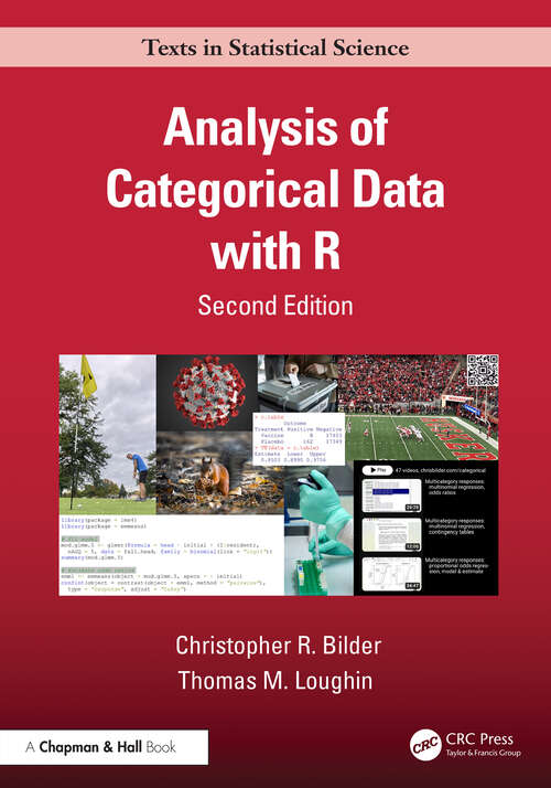 Book cover of Analysis of Categorical Data with R (2) (Chapman & Hall/CRC Texts in Statistical Science)