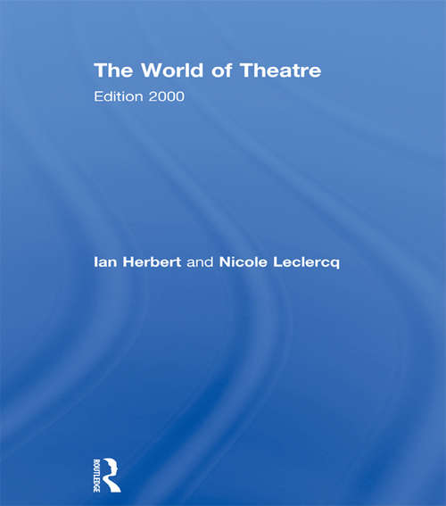 Book cover of The World of Theatre: Edition 2000 (2003)