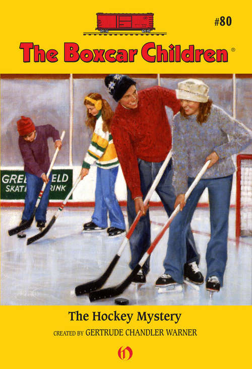 Book cover of The Hockey Mystery (Boxcar Children #80)