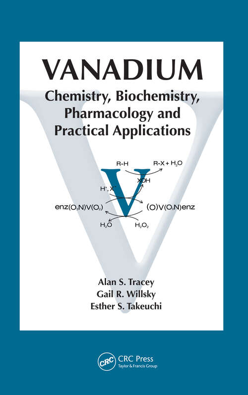 Book cover of Vanadium: Chemistry, Biochemistry, Pharmacology and Practical Applications