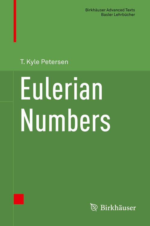 Book cover of Eulerian Numbers