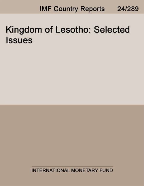 Book cover of Kingdom of Lesotho: Selected Issues (Imf Staff Country Reports)