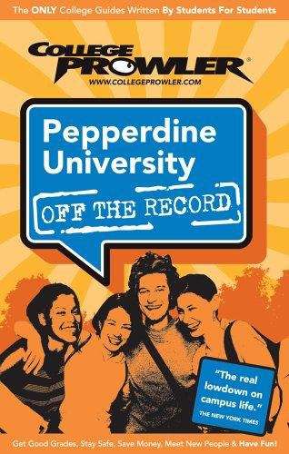 Book cover of Pepperdine University (College Prowler)