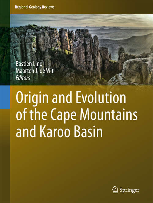 Book cover of Origin and Evolution of the Cape Mountains and Karoo Basin