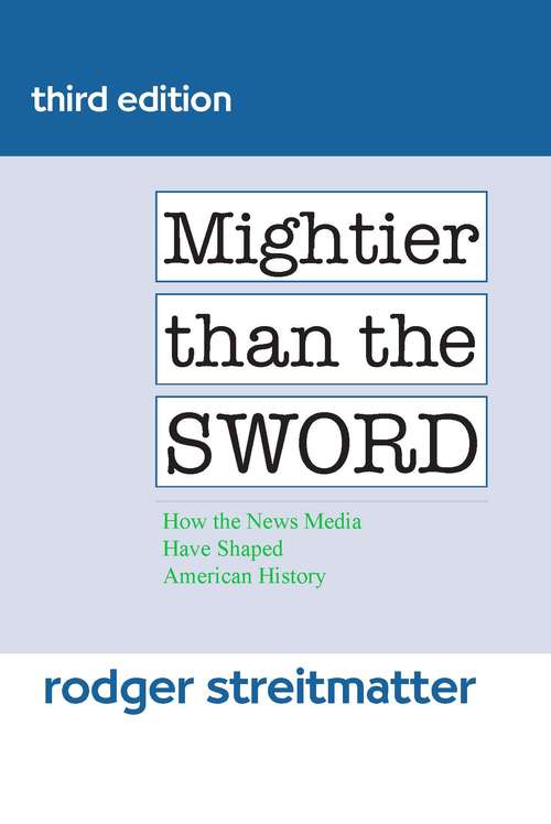 Book cover of Mightier than the Sword