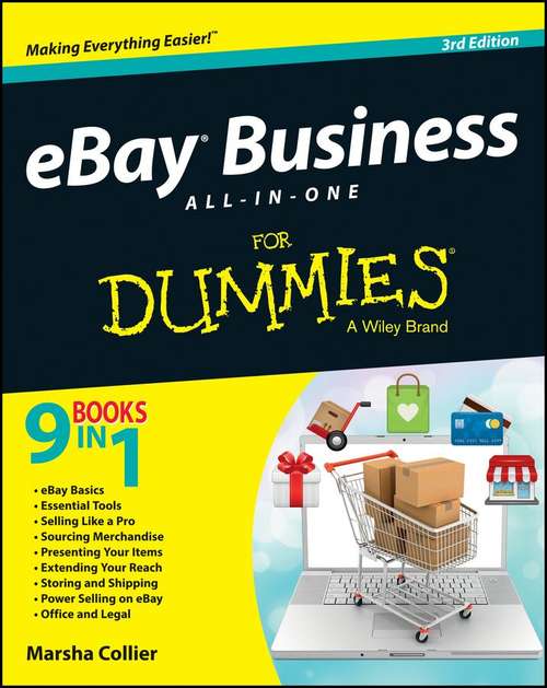 Book cover of eBay Business All-in-One For Dummies