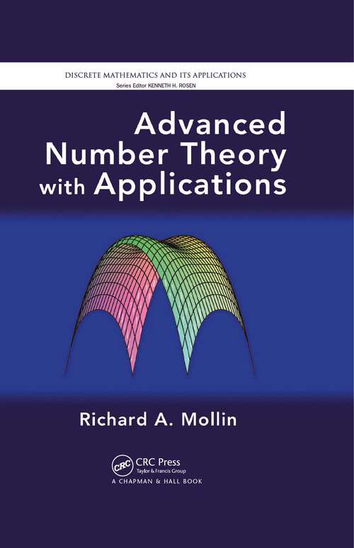 Book cover of Advanced Number Theory with Applications (1) (Discrete Mathematics and Its Applications)