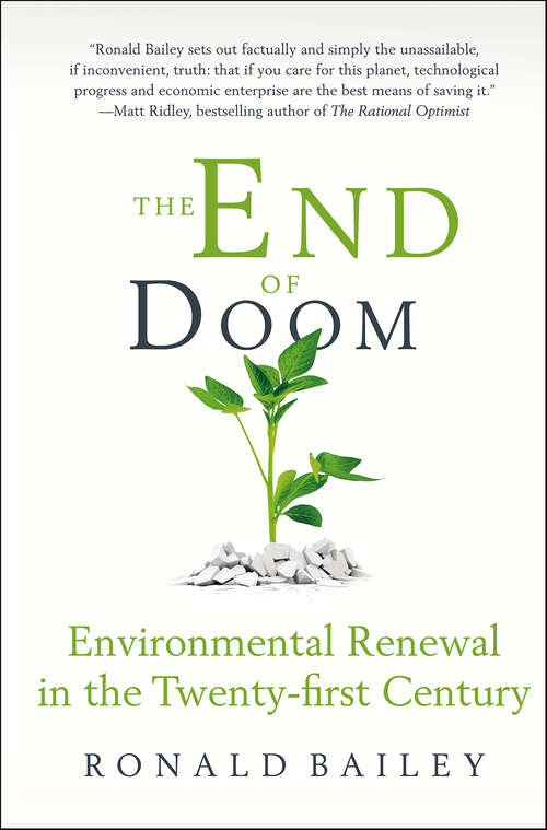 Book cover of The End of Doom: Environmental Renewal in the Twenty-first Century