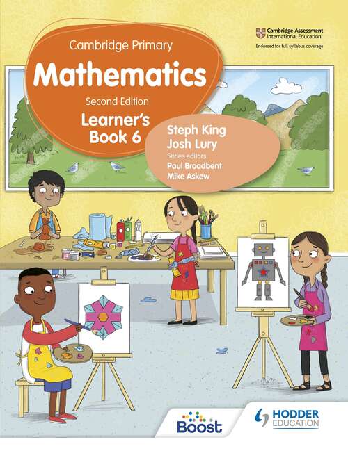 Book cover of Cambridge Primary Mathematics Learner's Book 6 Second Edition