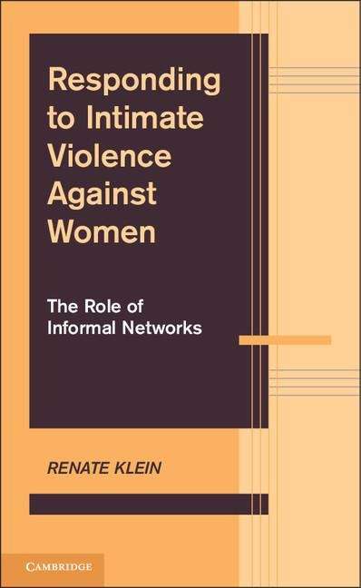 Book cover of Responding to Intimate Violence Against Women