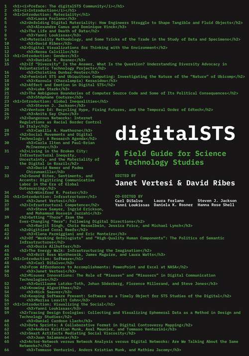 Book cover of digitalSTS: A Field Guide for Science & Technology Studies