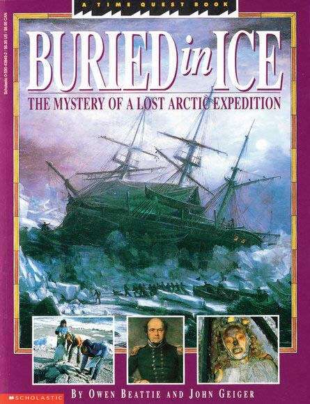 Book cover of Buried in Ice: The Mystery of a Lost Arctic Expedition