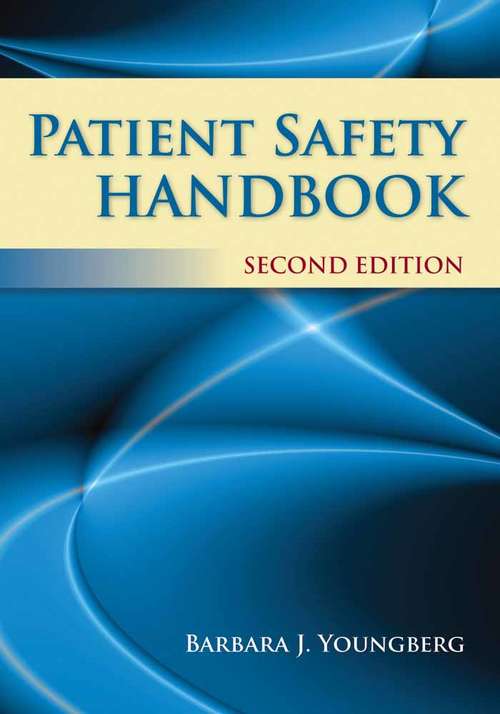 Book cover of Patient Safety Handbook (2)