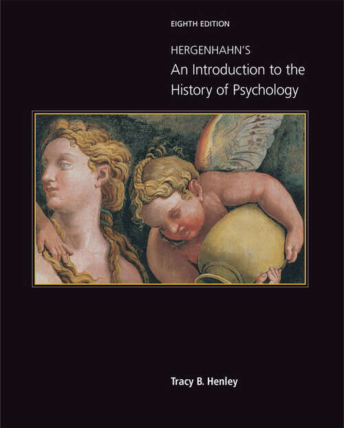 Book cover of Hergenhahn’s An Introduction to the History of Psychology (Eighth Edition)
