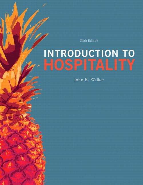 Book cover of Introduction to Hospitality (6th edition)