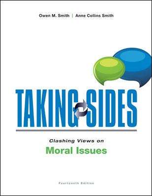 Book cover of Taking Sides: Clashing Views On Moral Issues