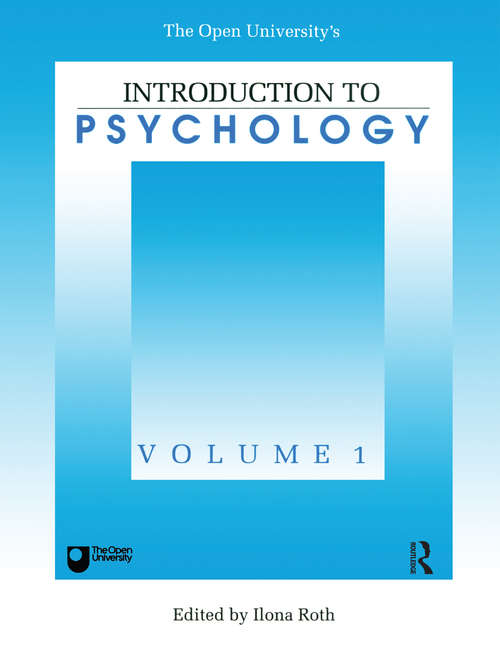 Book cover of Introduction To Psychology: Vol 1