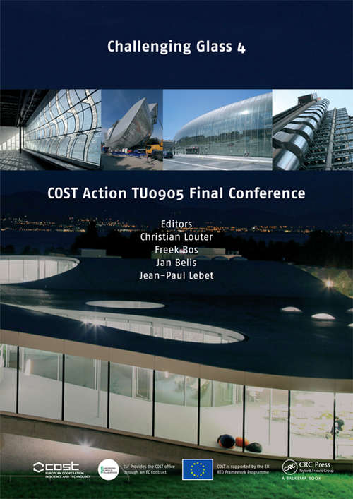 Book cover of Challenging Glass 4 & COST Action TU0905 Final Conference (1)