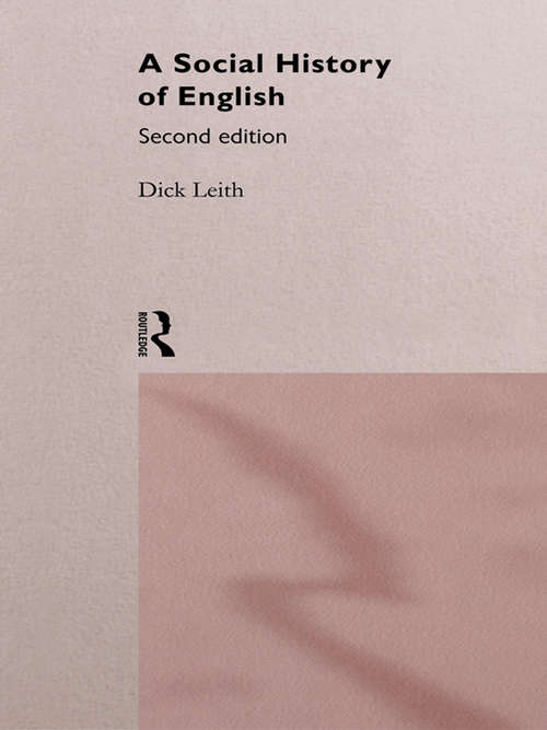 Book cover of A Social History of English (2)